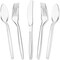180-Piece Plastic Silverware Set for Party, Disposable Cutlery, Forks, Spoons, Knives